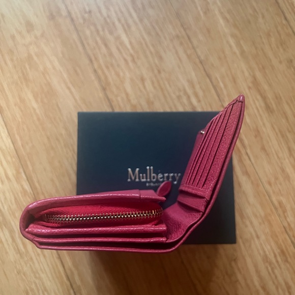 Mulberry Peony Pink Medium French Continental Wallet - Picture 7 of 16